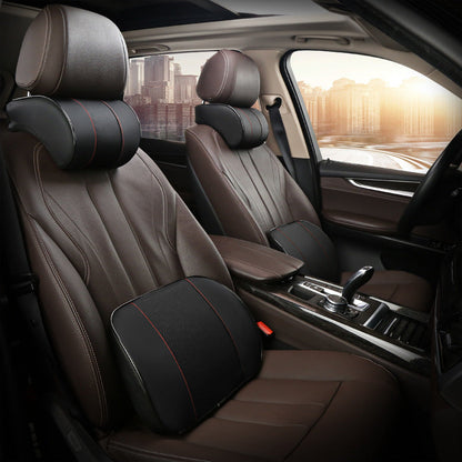 Car Headrest - Advance Level (Memory Cotton + Leather)