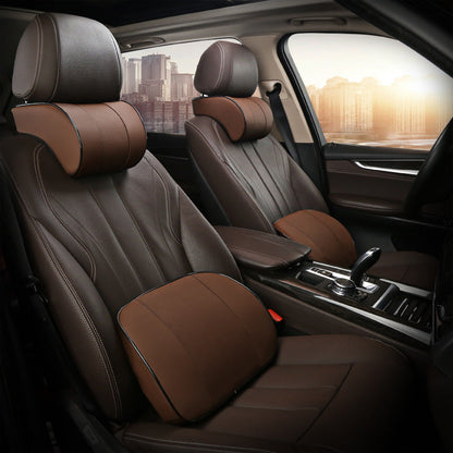 Car Headrest - Advance Level (Memory Cotton + Leather)