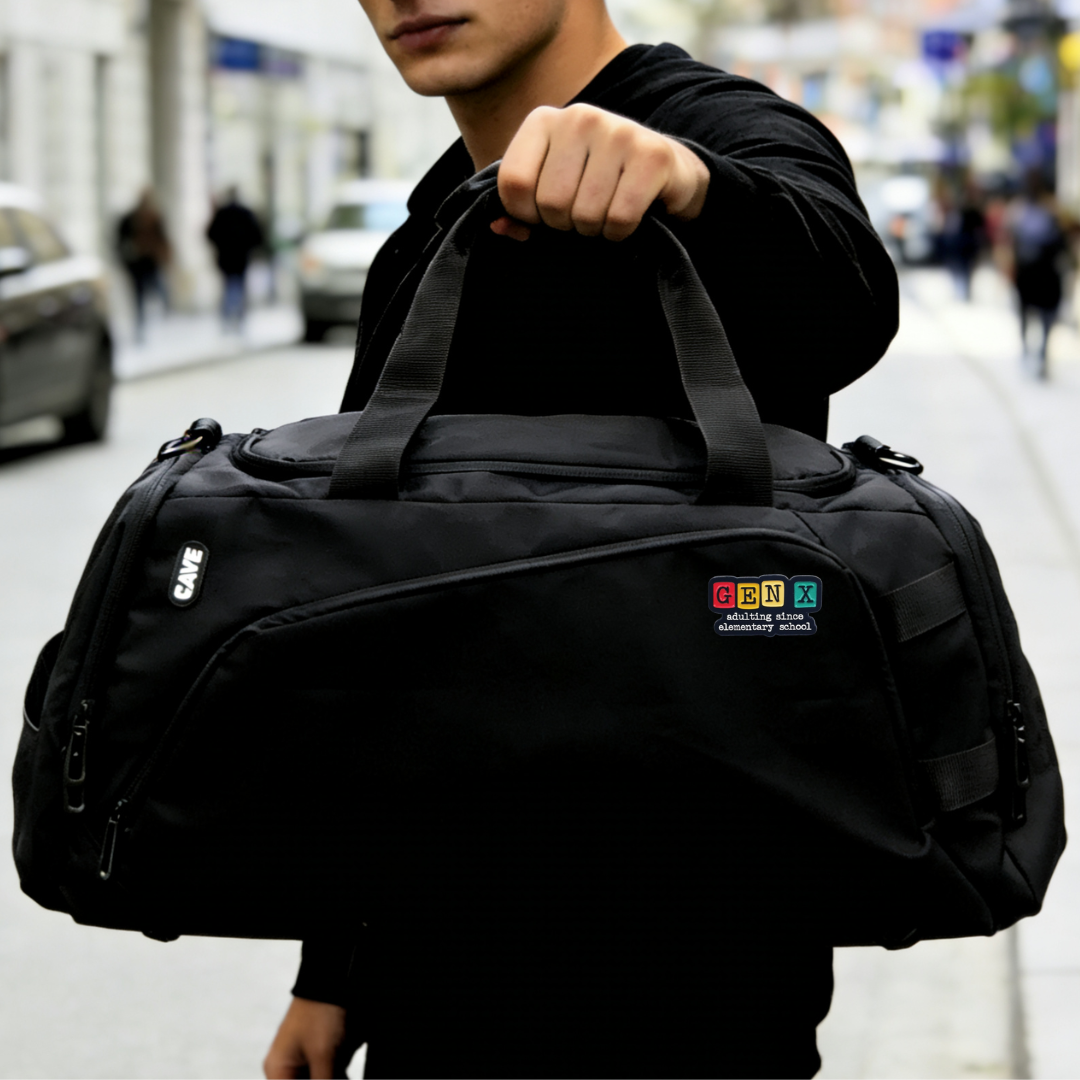 Alphabet Travel Enamel Pin for Backpacks  by CAVE
