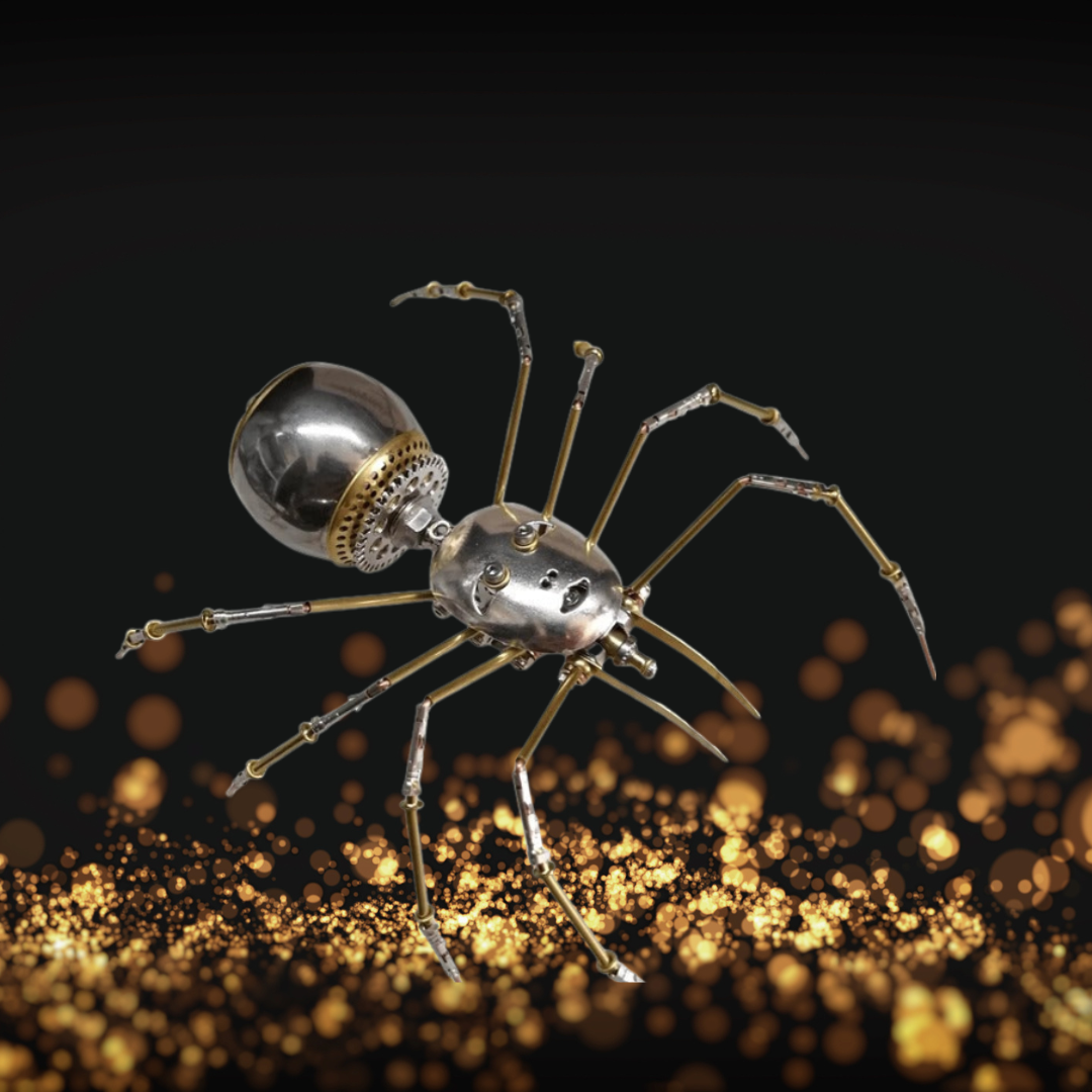 3D Metal Puzzles-Man-Faced Ghost Spider