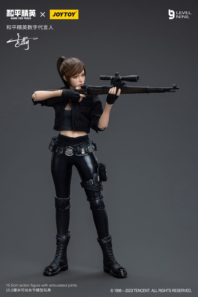 Peacekeeper Elite (Game For Peace) Virtual Spokesperson Sniper Gilly - LEVEL9 Action Figure By JOYTOY