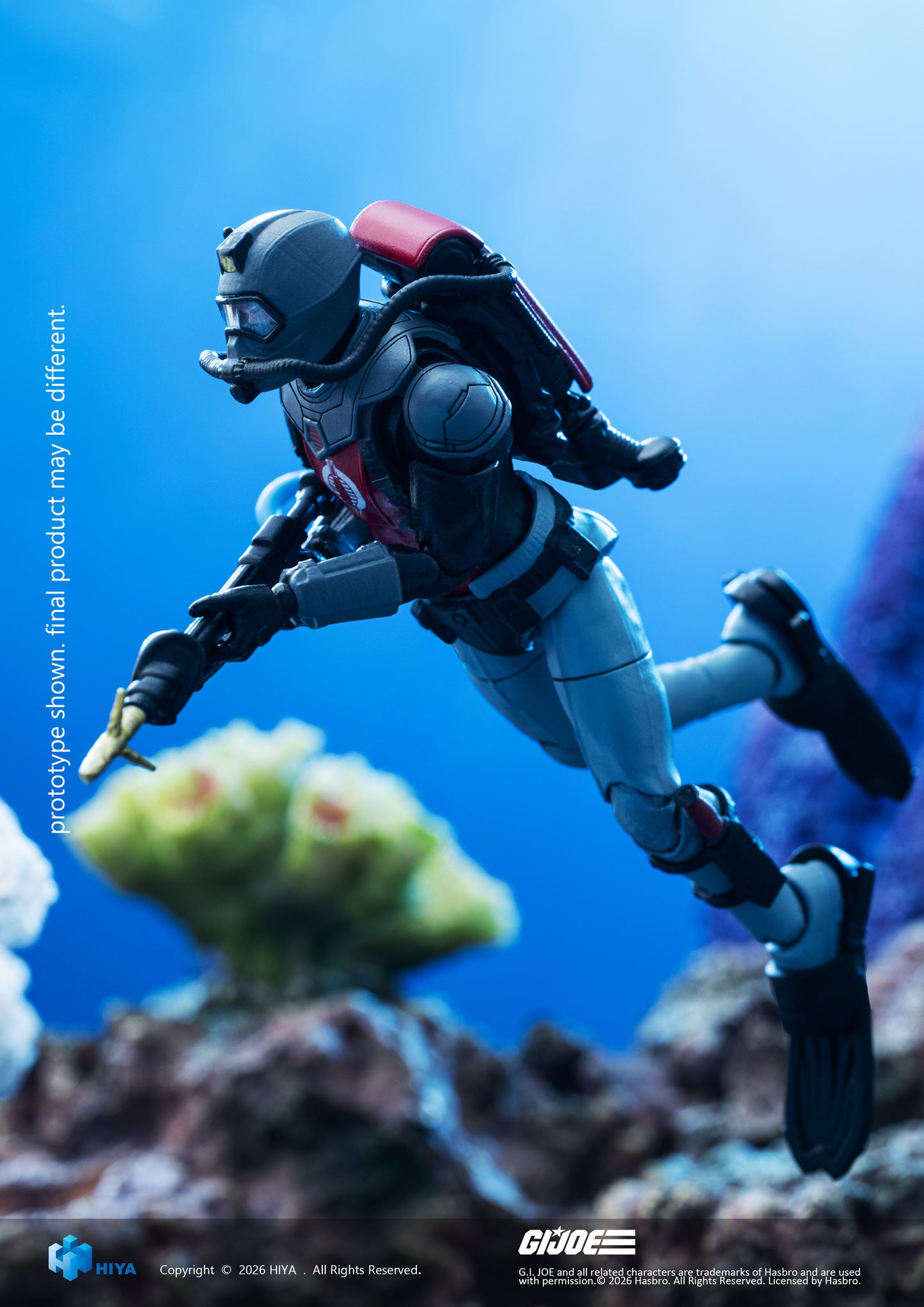 Cobra Eel - G.I JOE EMG0458 -1/18 Scale Action Figure By HIYA Toys