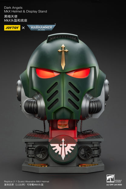 1:1  Dark Angels MkX Helmet-"Warhammer 40,000" 1/1 Action Figure By JOYTOY