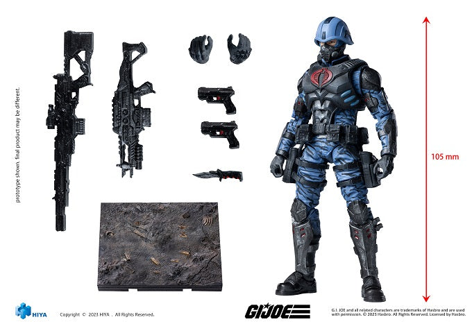 G.I.Joe Cobra Trooper Exquisite Mini Series 1/18 Scale - Action Figure By HIYA Toys