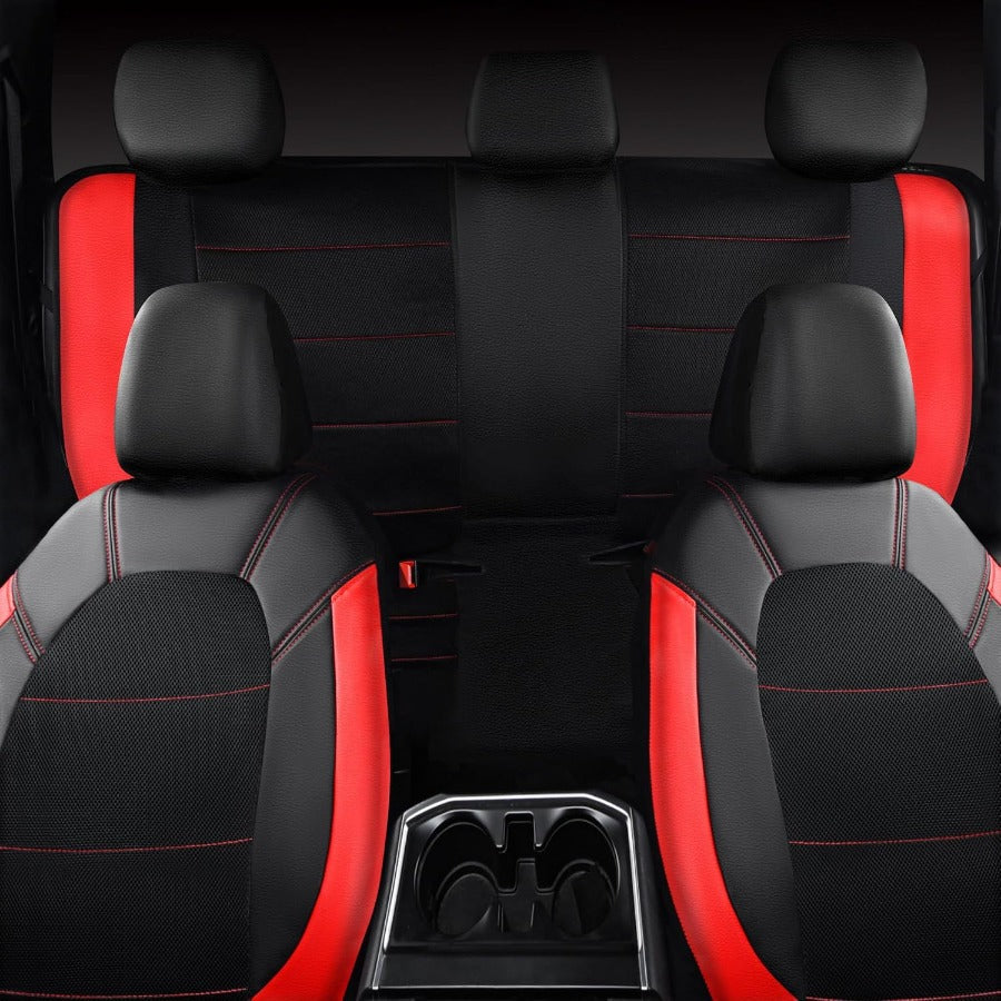 Car Seat Cushion - Bracket Sandwich Splicing Design (5-Seat 9-Piece Set)
