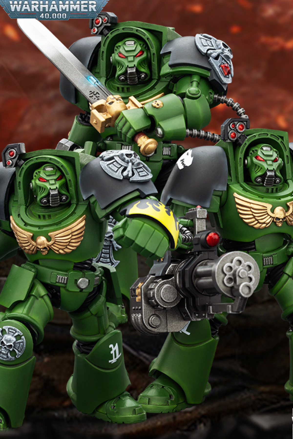Salamanders Terminator -Warhammer 40k 1/18 Action Figure By JOYTOY