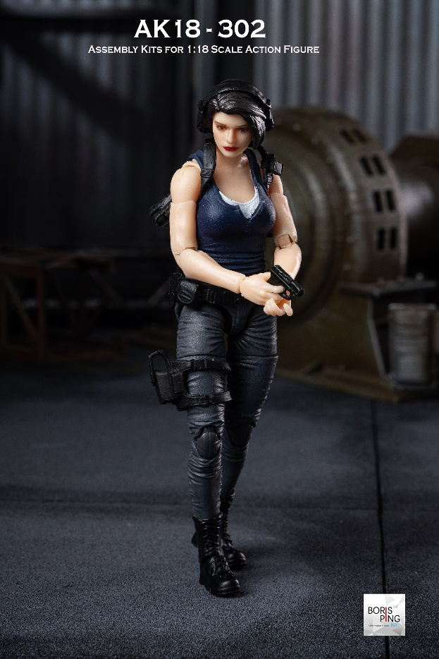 BP AK18 Series Wave 3 - JENNA VALEN - 1/18 Action Figure By Boris Ping