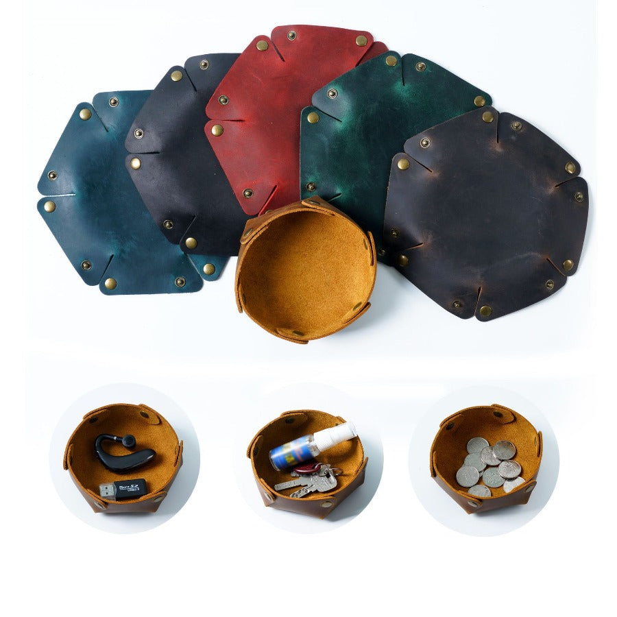 Pu leather storage box