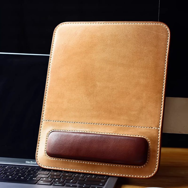 HALF WORK Disposable Cowhide-7mm Thick Wrist Handmade Leather Pad