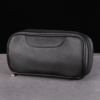 PU Leather - Large Capacity Pipe Bag(19*9.5*5.5 cm)