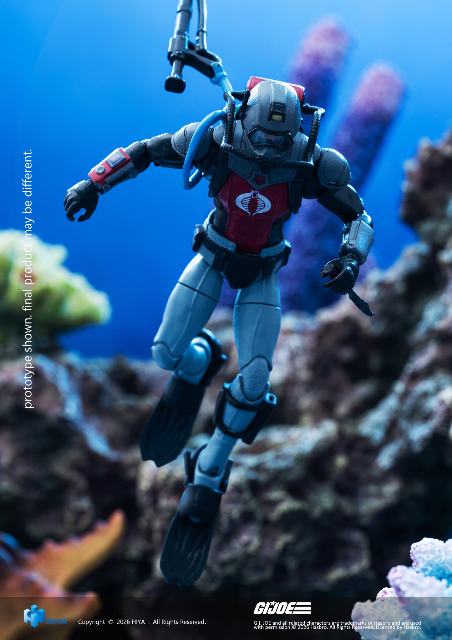 Cobra Eel - G.I JOE EMG0458 -1/18 Scale Action Figure By HIYA Toys