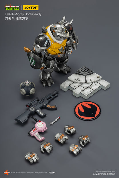 TMNT-Super Bebop & Mighty Rocksteady -TMNT 40k 1/18 Action Figure By JOYTOY