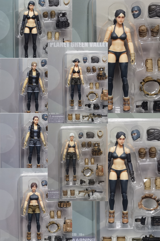 PGV General Female (Army) - 1/18 Action Figure by Planet Green Valley