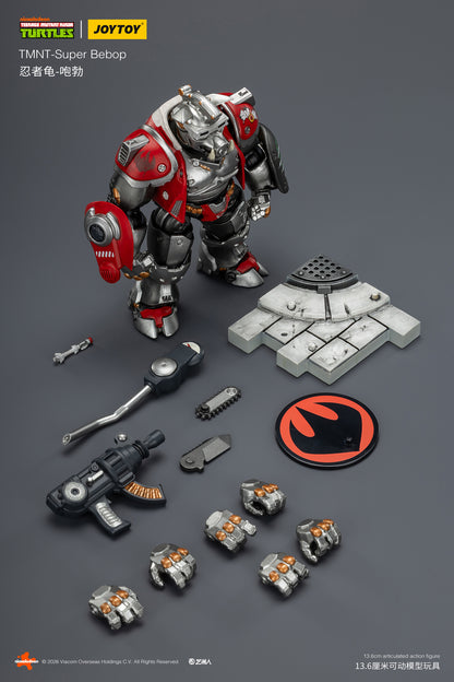 TMNT-Super Bebop & Mighty Rocksteady -TMNT 40k 1/18 Action Figure By JOYTOY