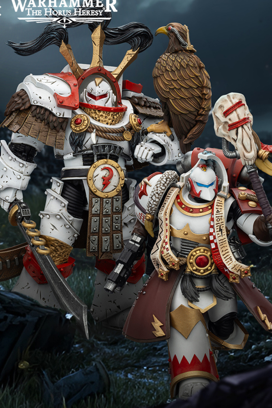 White Scars Stormseer Consul & Legion Praetor -Warhammer 40k 1/18 Action Figure By JOYTOY