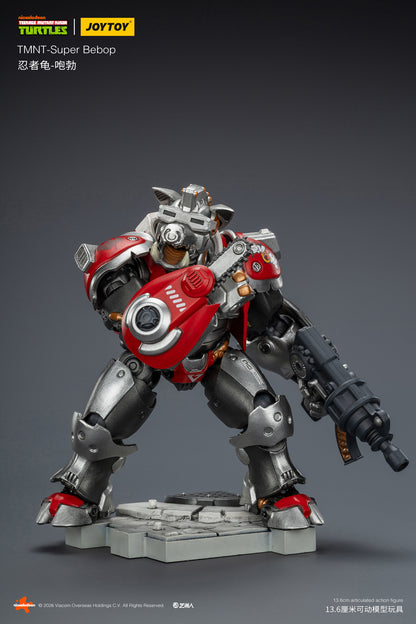TMNT-Super Bebop & Mighty Rocksteady -TMNT 40k 1/18 Action Figure By JOYTOY