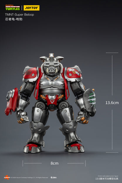 TMNT-Super Bebop & Mighty Rocksteady -TMNT 40k 1/18 Action Figure By JOYTOY