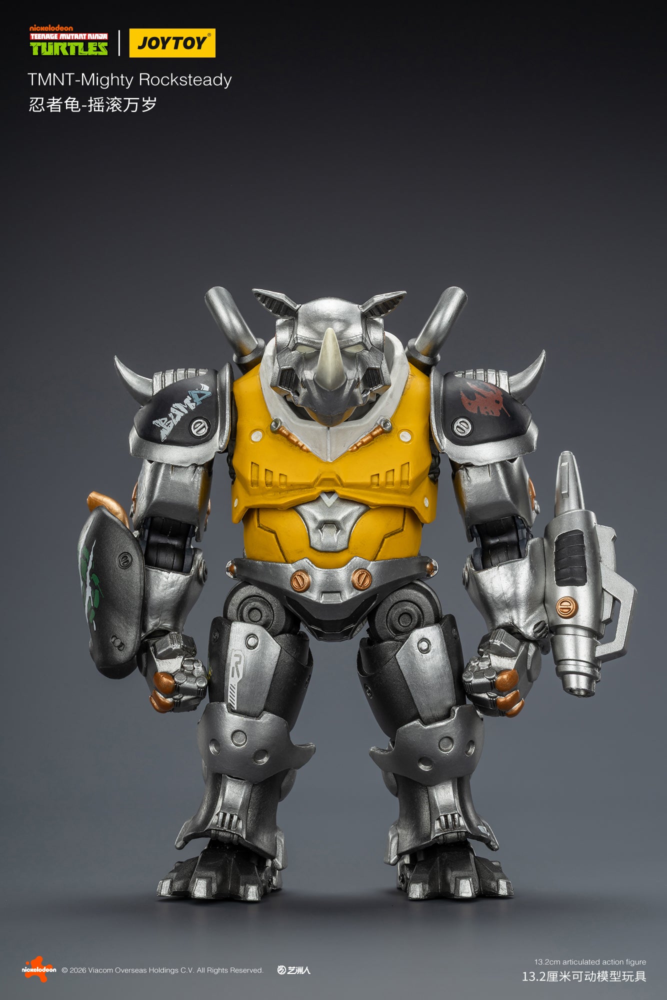 TMNT-Super Bebop & Mighty Rocksteady -TMNT 40k 1/18 Action Figure By JOYTOY