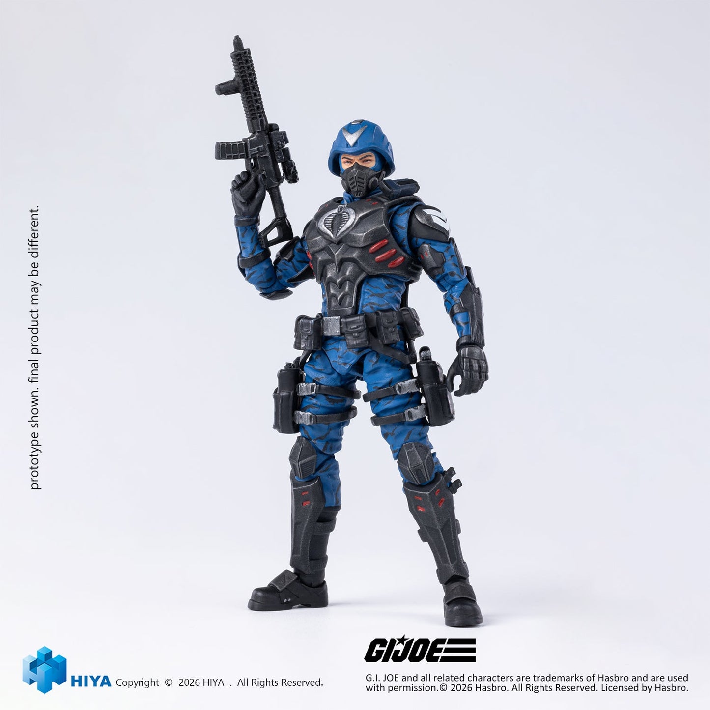Exquisite Mini Series 1/18 Scale 4.1 Inch G.I.Joe Cobra Officer Action Figure By HIYA Toys