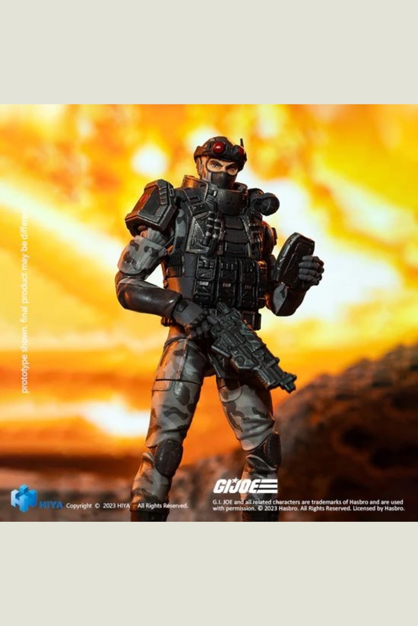 G.I.JOE Firefly Exquisite Mini Series 1/18 Scale - Action Figure By HIYA Toys