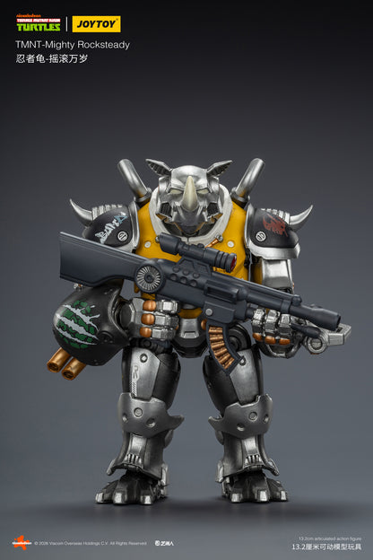 TMNT-Super Bebop & Mighty Rocksteady -TMNT 40k 1/18 Action Figure By JOYTOY