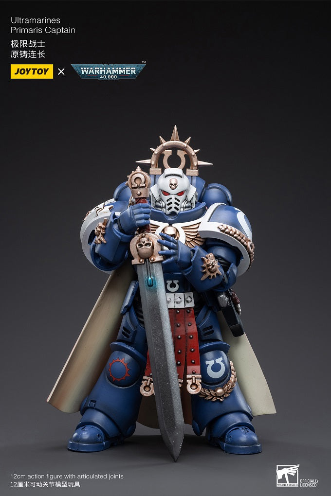 (Fans) Ultramarines Primaris Captain - Warhammer 40K Action Figure By JOYTOY