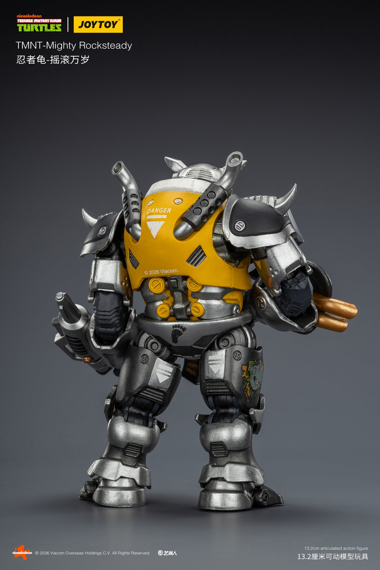 TMNT-Super Bebop & Mighty Rocksteady -TMNT 40k 1/18 Action Figure By JOYTOY