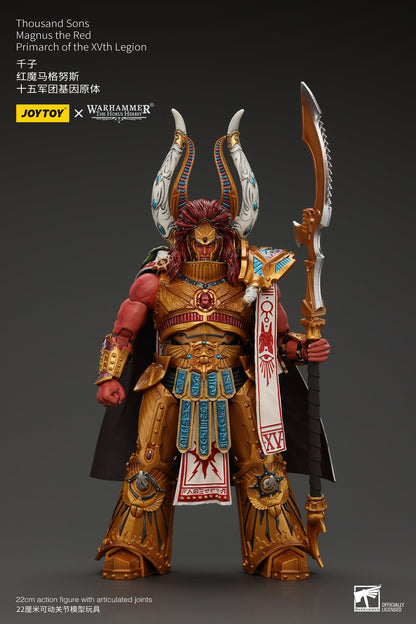 (RE-RUN SEP)Thousand sons Magnus the Red Primarch of the XVth Legion - "The Horus Heresy" Warhammer 40k Action Figure By JOYTOY