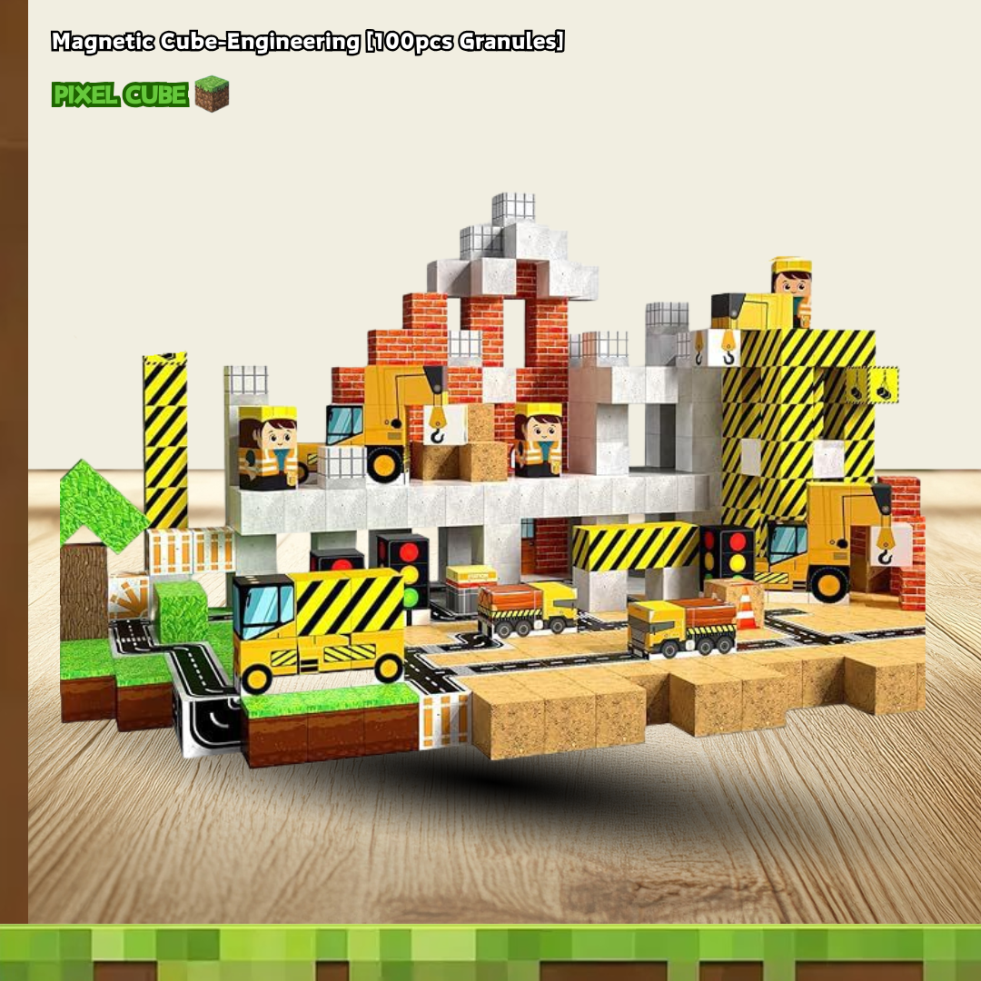 PIXEL CUBE Magnetice-[Engineering] 100pcs