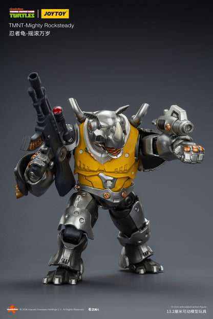 TMNT-Super Bebop & Mighty Rocksteady -TMNT 40k 1/18 Action Figure By JOYTOY