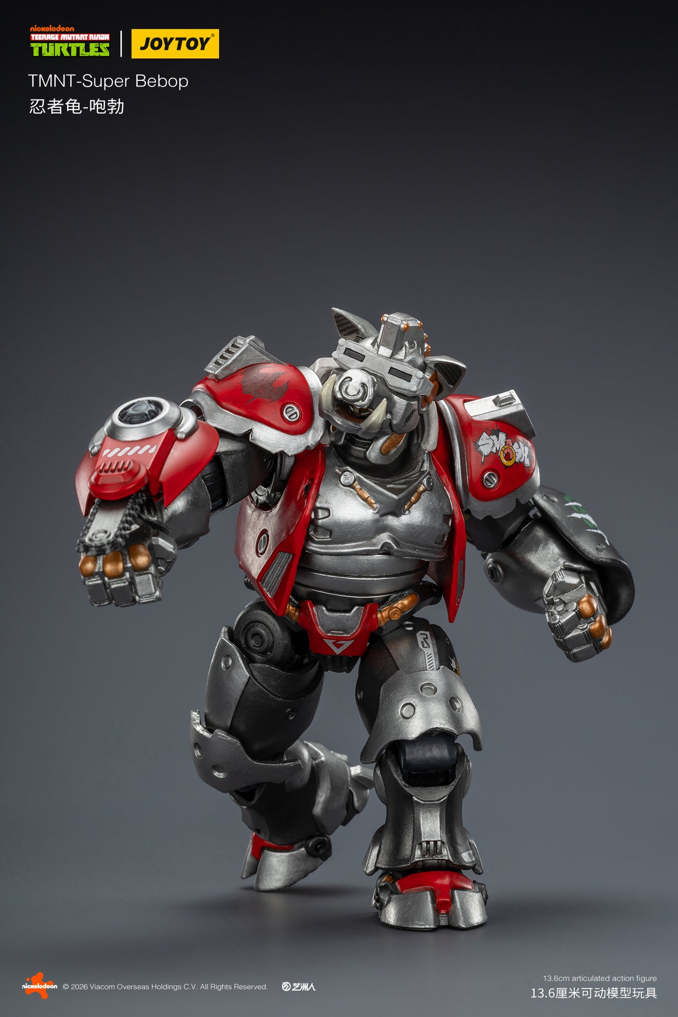 TMNT-Super Bebop & Mighty Rocksteady -TMNT 40k 1/18 Action Figure By JOYTOY