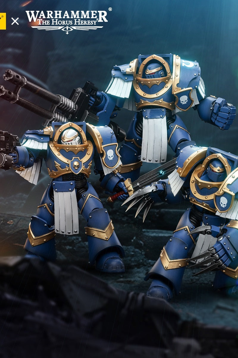 Ultramarines Cataphractii Terminator Squad - Warhammer "The Horus Heresy" Action Figure By JOYTOY