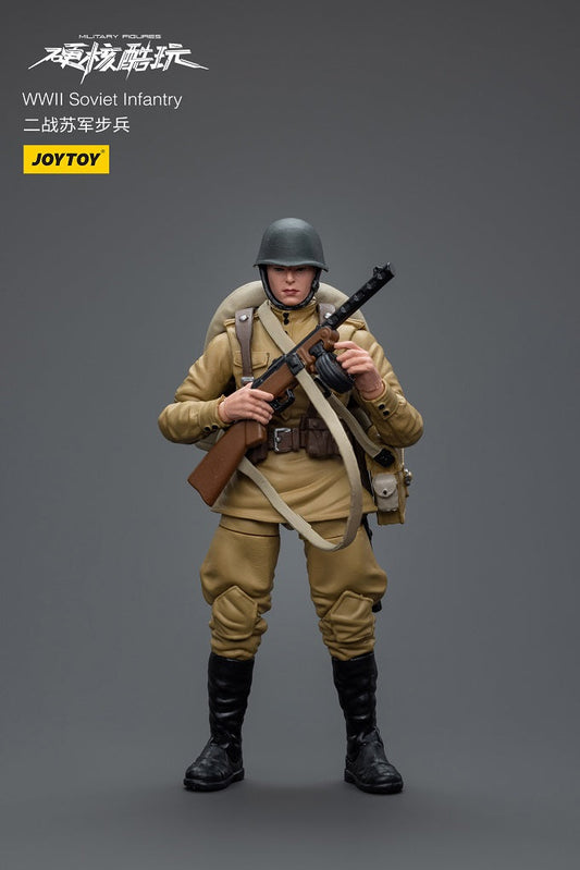 (Rare) WWII Soviet Infantry - Military Action Figure By JOYTOY