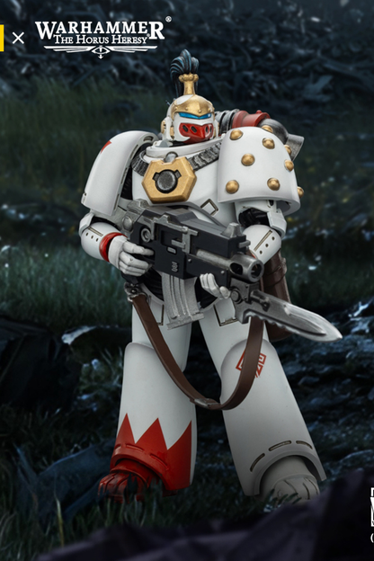White Scars Legion Vigilator with Nemesis rifle and Bolt Pistol - Warhammer "The Horus Heresy" 1/18 Action Figure By JOYTOY