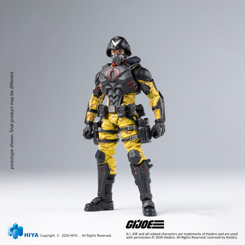 G.I.Joe Cobra Officers Python Patrol Version - HIYA Exquisite Mini Series 1/18 Scale Action Figure
