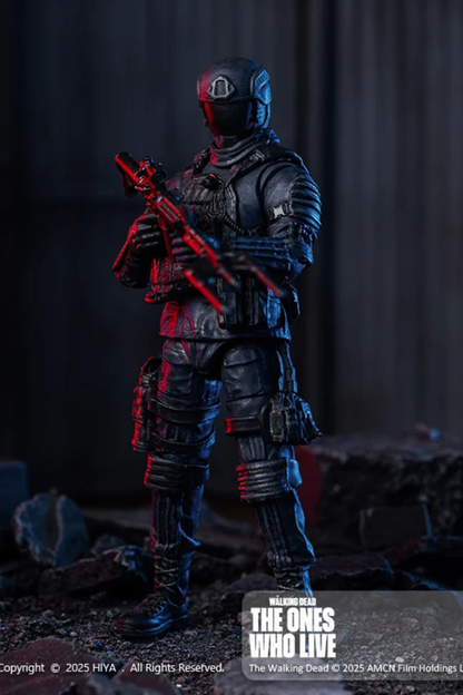 The Walking Dead The Ones Who Lived CRM Soldier - Exquisite Mini Series 1/18 Action Figure By HIYA Toys