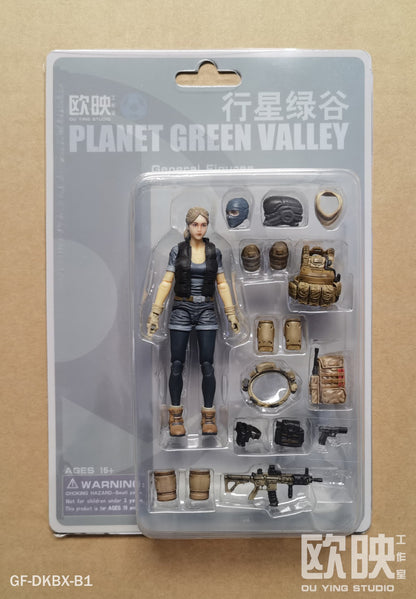 PGV General Female (Army) - 1/18 Action Figure by Planet Green Valley