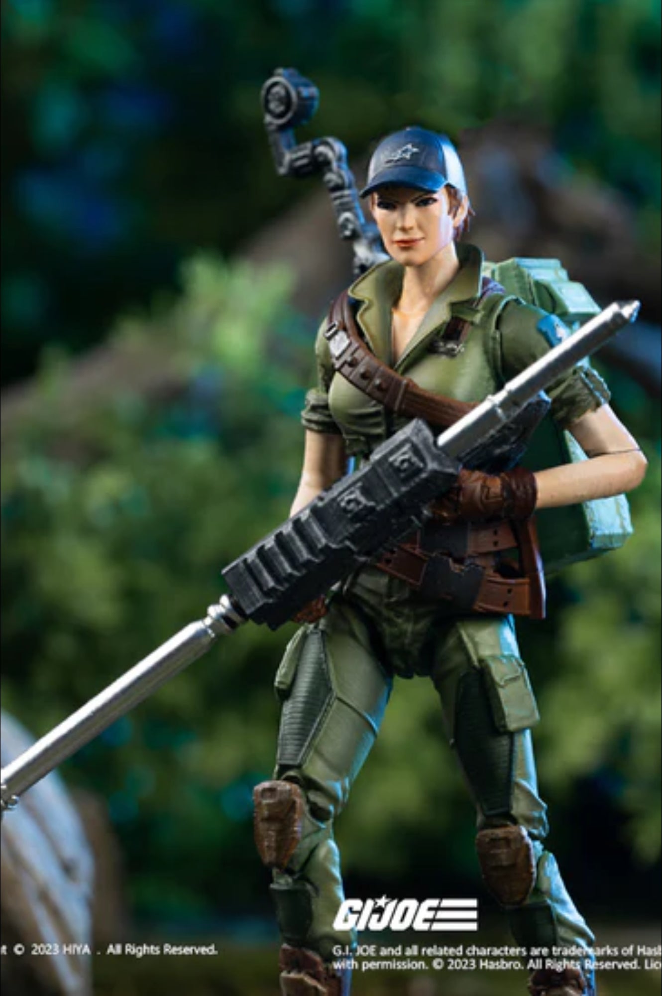 G.I.JOE Lady Jaye Exquisite Mini Series 1/18 Scale - Action Figure By HIYA Toys