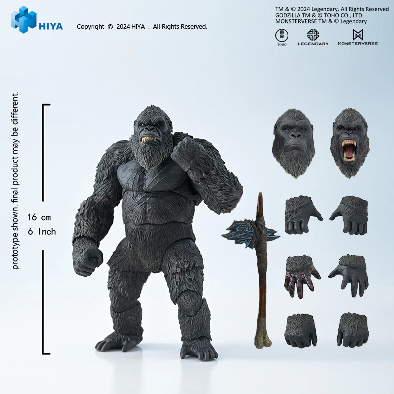 Exquisite Basic Series GODXILLA x KONG THE NEW EMPIRE Kong - Action Figure By HIYA Toys