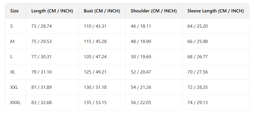 Men's Shirt - Long Sleeve Plain Neck