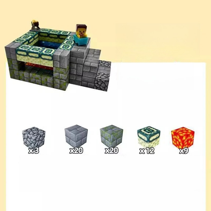 PIXEL CUBE Magnetic- [Terminal Transmission] 64pcs+2dolls