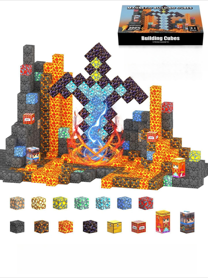 PIXEL CUBE Magnetice-[Jian Ban Mine]-150PCS