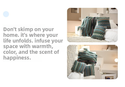 Home Decor Blanket-Orange Tangerine