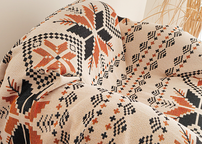 Home Decor Blanket-Orange Maple