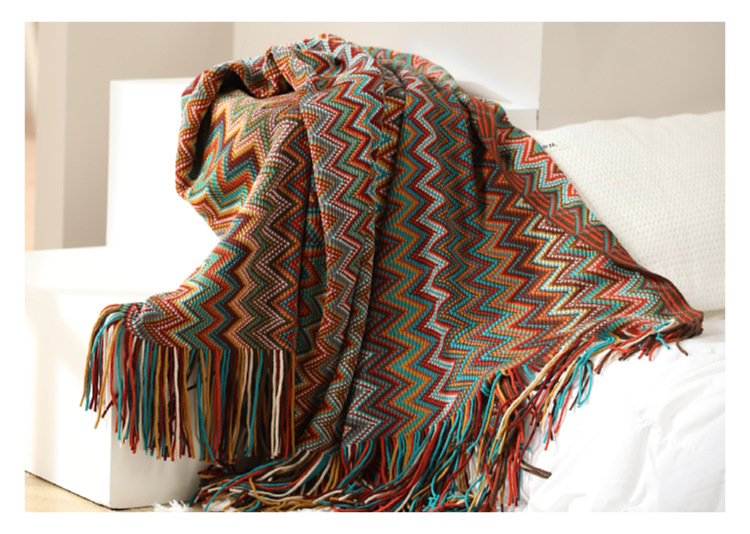 Home Decor Blanket-Orange Tangerine