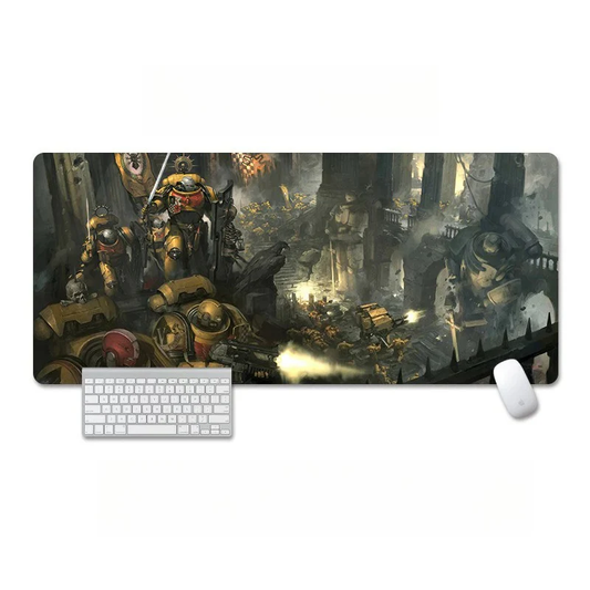 Gaming Desk Mat -  Imperial Fists City Battle