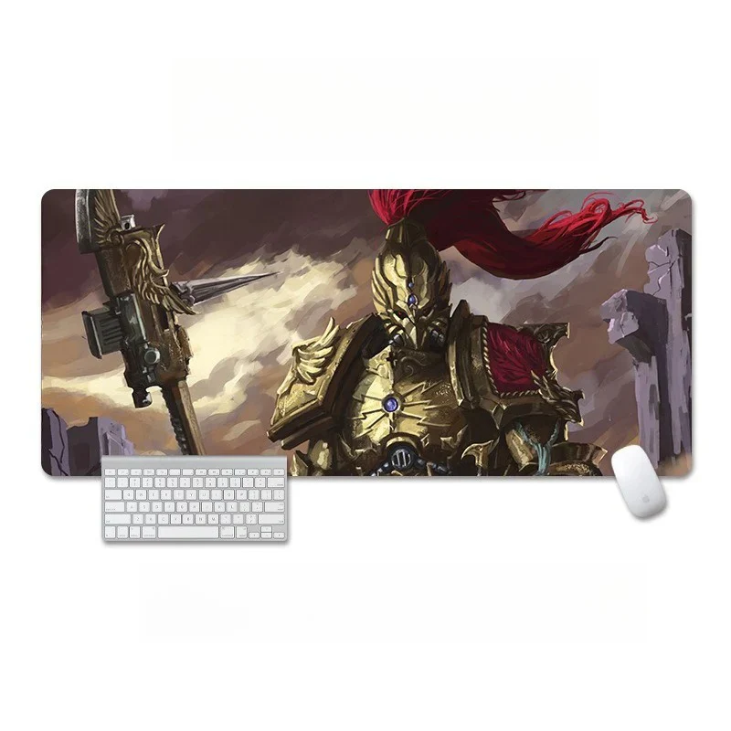 Gaming Desk Mat -  Adeptus Custodes Warrior