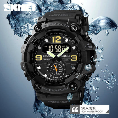 SKMEI - Waterproof Digital Sports Watch for Men - Outdoor Adventure Style-1637