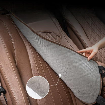Car Seat Cushion- Premium Chestnut Brown - 3 Piece Set
