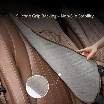 Car Seat Cushion- Premium Chestnut Brown - 3 Piece Set